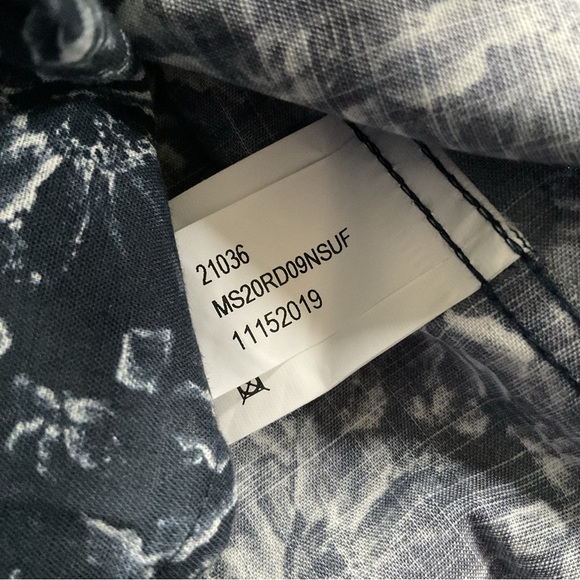 Peter Millar Collection Men’s Floral Print Button-Down Navy Cotton Flex Finish - Picture 12 of 12